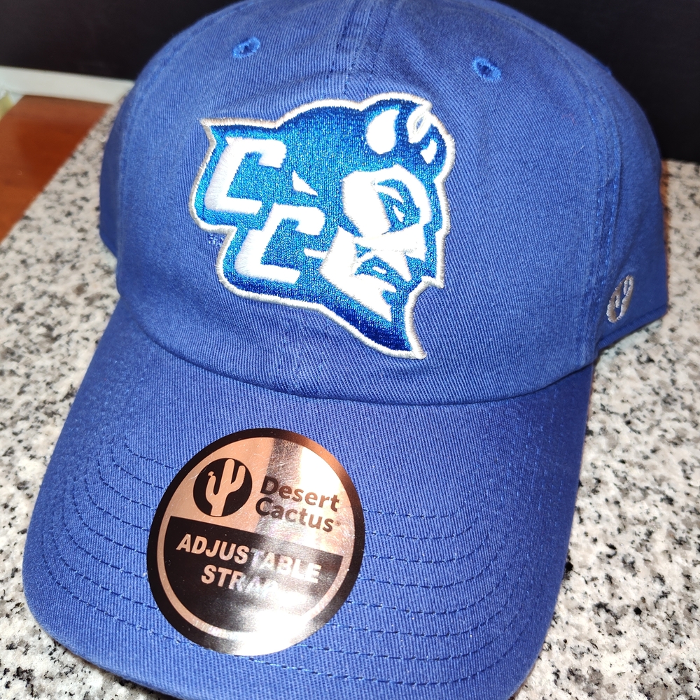 Blue Adjustable Strap Cap
